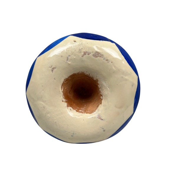 Hand-Painted Ceramic Ashtray Desert Cactus Sombrero Man Unique Collectible - Picture 2 of 2